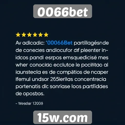 Avaliações de clientes sobre o 0066bet