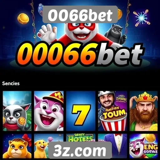 Variedade de jogos disponíveis no 0066bet